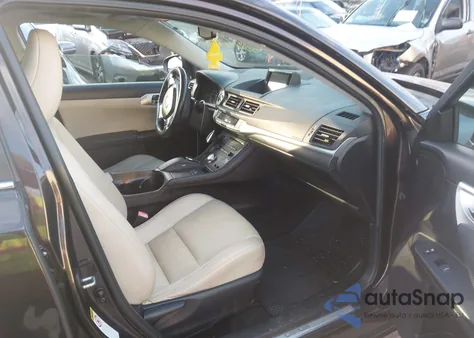 2012 Lexus Ct 200H Premium из США, поврежденный, VIN JTHKD5BH7C2102903